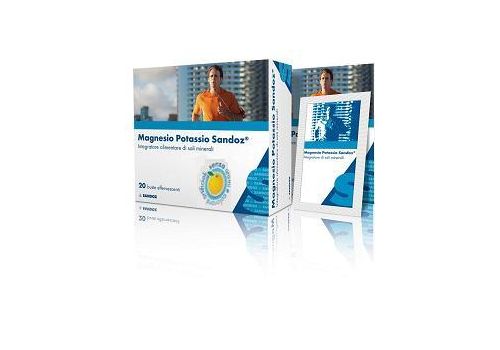 Magnesio Potassio integratore di sali minerali 20 bustine