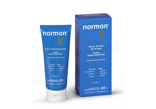 Normon K crema barriera per proteggere le mani 75ml