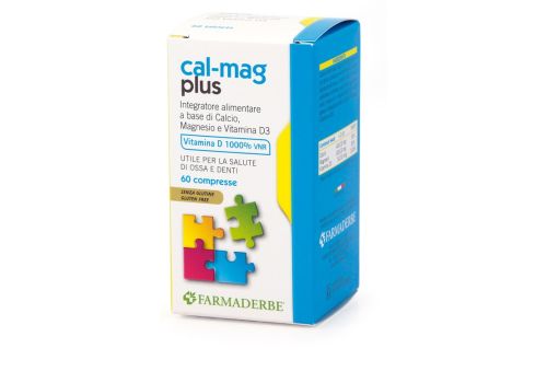 Cal-mag Plus integratore per l'apparato muscolo scheletrico 60 compresse