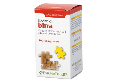 Lievito di Birra integratore fonte di vitamine e minerali 200 compresse
