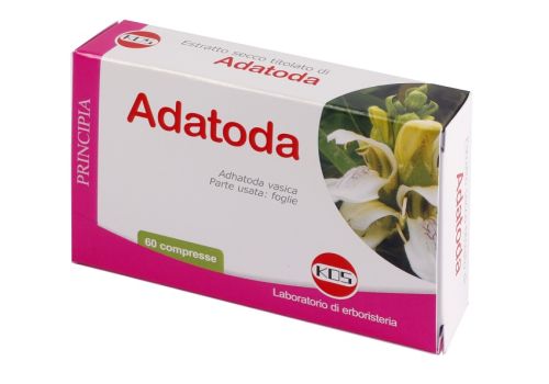 Adatoda estratto secco integratore per il benessere delle vie respiratorie 60 compresse