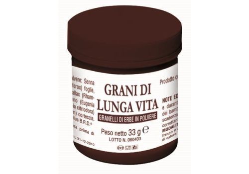 Grani di Lunga Vita integratore per la regolarità del transito intestinale 33 grammi