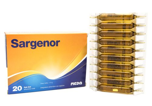 SARGENOR INTEGRATORE ALIMENTARE CON ARGININA 20F 5ML