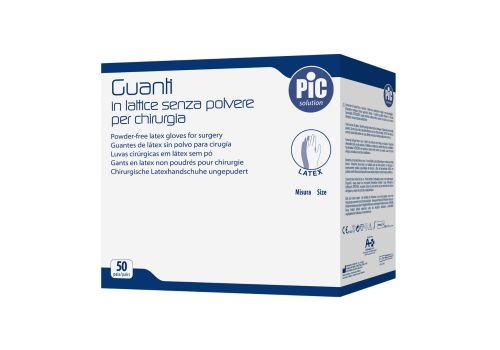 Pic guanti chirurgici in lattice senza polvere misura 8 un paio