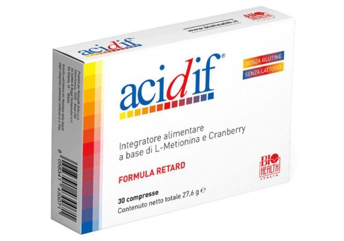 Acidif integratore per il benessere delle vie urinarie 30 compresse