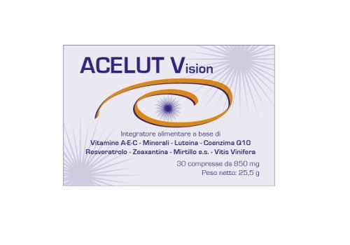 Acelut vision integratore per il benessere della vista 30 compresse