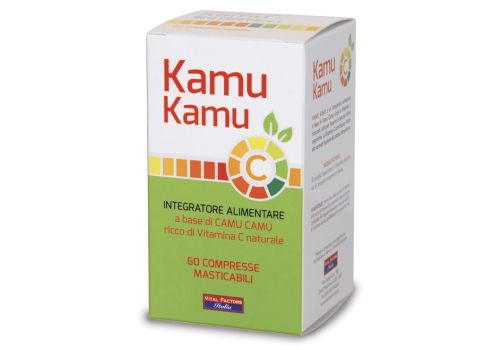 Kamu Kamu integratore di vitamina C 60 compresse masticabili