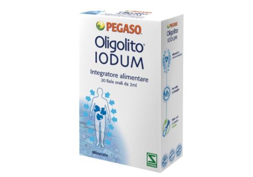 Oligolito Iodum integratore per il benessere della tiroide 20 fiale 2ml
