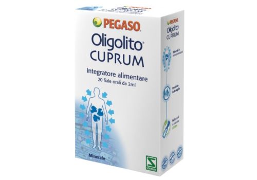 Oligolito Cuprum integratore per il sistema immunitario 20 fiale orali 2ml