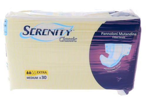 SERENITY PANNOLONI MUTANDINA CLASSIC EXTRA MEDIUM 30PZ