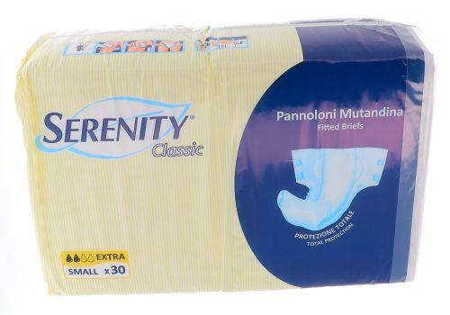 SERENITY PANNOLONI MUTANDINA CLASSIC EXTRA SMALL 30PZ