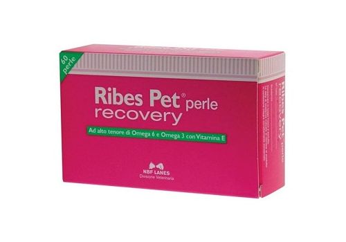 Ribes Pet Recovery ad alto tenore di omega 6 e omega 3 con vitamina E 60 perle