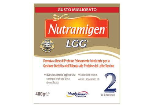 Nutramigen 2 LGG per la gestione dietetica dell'allergia alle proteine del latte 400 grammi