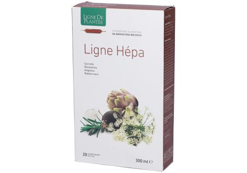 Ligne de Plantes Ligne Hepa integratore per depurazione benessere del fegato 20 ampolle da 15ml