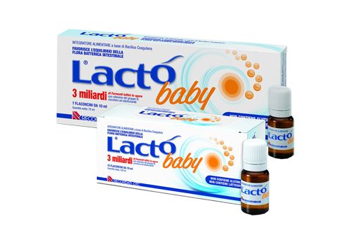 Lacto Baby integratore di fermenti lattici 7 flaconcini 10ml