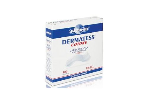 Master Aid Dermatess garza idofila sterile in cotone 10x10cm 100 pezzi