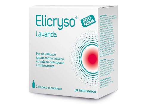 Elicryso lavanda vaginale detergente e rinfrescante 3 x 140ml