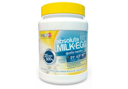 Absolute milk&egg integratore a base di aminoacidi 500 grammi