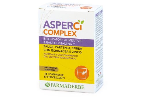 AsperCi Complex integratore di Vitamina C 18 compresse effervescenti