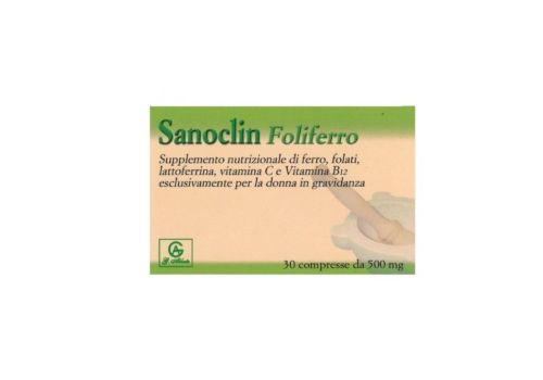 Sanoclin Foliferro integratore per la gravidanza 30 compresse