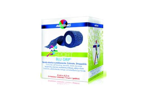 Master Aid Sport Blu Grip benda elastica autobloccante colorata 6cm x 4,5m