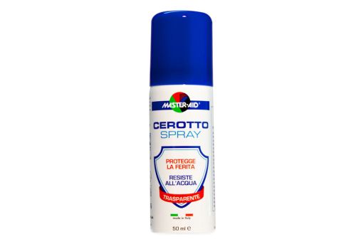 Master-Aid cerotto spray trasparente protettivo e resistente all'acqua 50ml