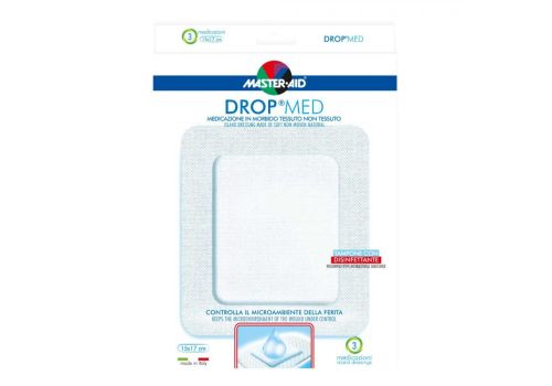 Master Aid Drop Med medicazione adesiva sterile 15 x 17cm 3 pezzi