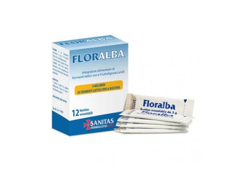 Floralba integratore a base di fermenti lattici 12 bustine