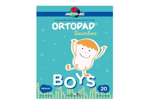 Master Aid Ortopad Boys Medium occlusore autoadesivo per ragazzo 20 pezzi