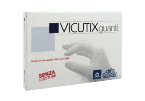 Vicutix guanti in cotone senza cuciture misura s