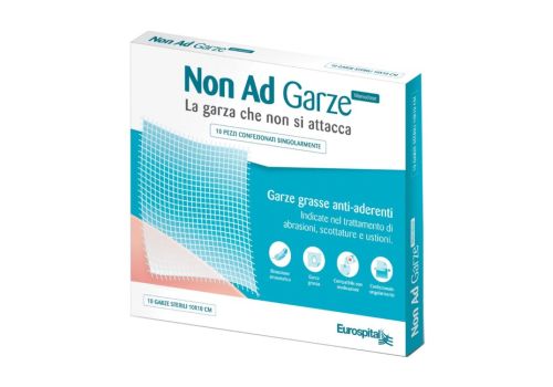 Non Ad garze monodose 10x10cm 10 pezzi
