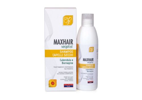 Maxhair vegetal shampoo capelli secchi 200ml