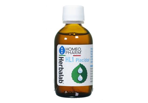 Homeofarm Herbalab HL1 Placidor integratore per rilassamento e sonno gocce orali 50ml