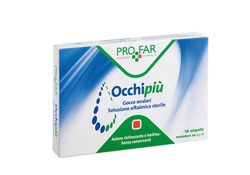 Profar Occhipiù gocce oculari rinfrescanti e lenitive 10 monodose x 0,5ml