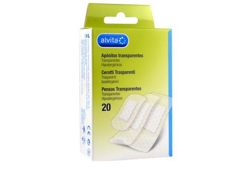 Alvita cerotti trasparenti 20 pezzi