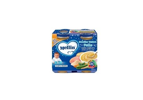 MELLIN CENA POLLO/VERD 2X200G