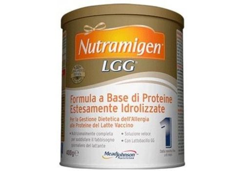 Nutramigen LGG 1 formula a base di proteine per la gestione dell'allergia al latte vaccino polvere 400 grammi 