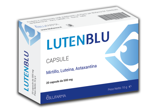 Lutenblu integratore per la funzione visiva 20 capsule