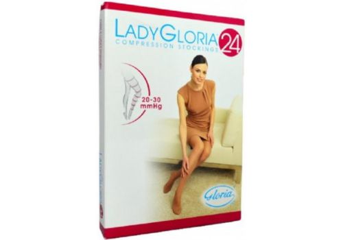 Ladygloria 240 denari 24 mmhg autoreggente colore nero taglia 2