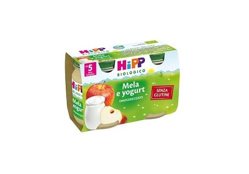 Hipp biologico omogenizzato mela e yogurt 2x125 grammi
