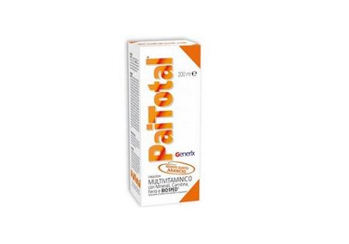 Paitotal integratore multivitaminico con minerali carnitine e ferro sciroppo 200ml