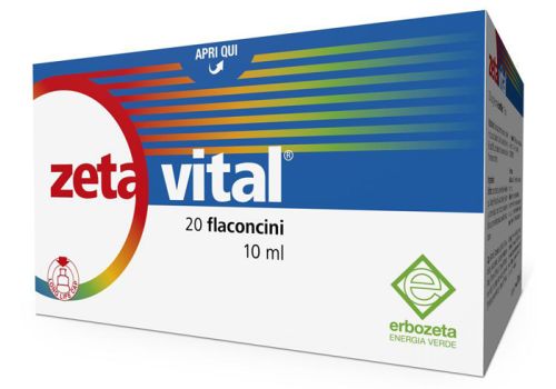 Zeta Vital integratore per il sistema immunitario 20 flaconcini 10ml
