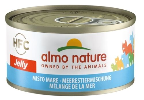 Almo nature hfc jelly misto mare alimento umido complementare per gatti adulti 70 grammi