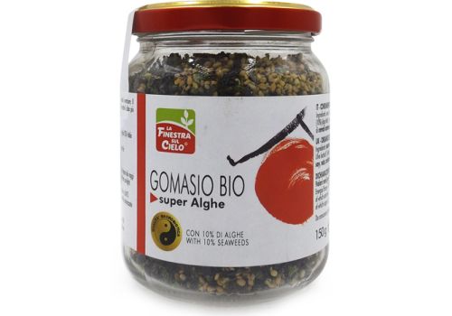 La Finestra sul Cielo gomasio con alghe biologico condimento a base di sesamo 150 grammi