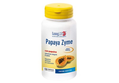 LONGLIFE PAPAYA ZYME 120CPR