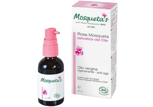 Mosquetas olio vergine di rosa mosqueta azione rigenerante anti età 30ml