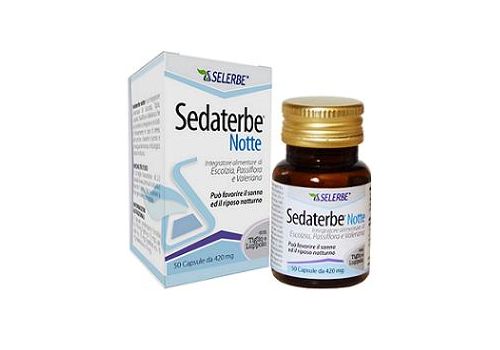 Sedaterbe Notte integratore per il riposo notturno 50 capsule
