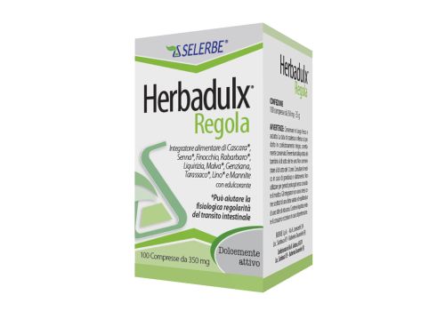 Herbadulx Regola integratore per la regolarità intestinale 100 compresse