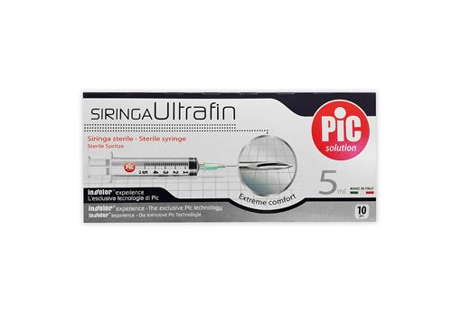 SIRINGHE PIC Ultrafine 5ml 10Pezzi