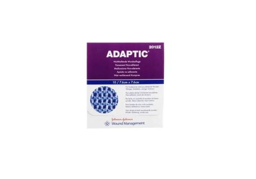 adaptic medicazione sterile non aderente 7,6 x 7,6cm 10 pezzi